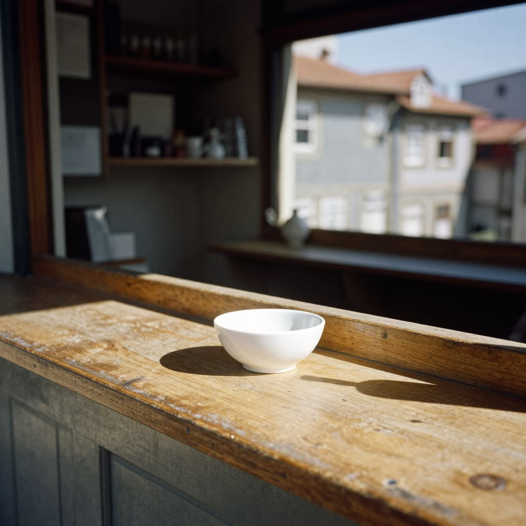Porto Counter Apartment at The Flat Glare Of Noon Light in in Porto, Portugal