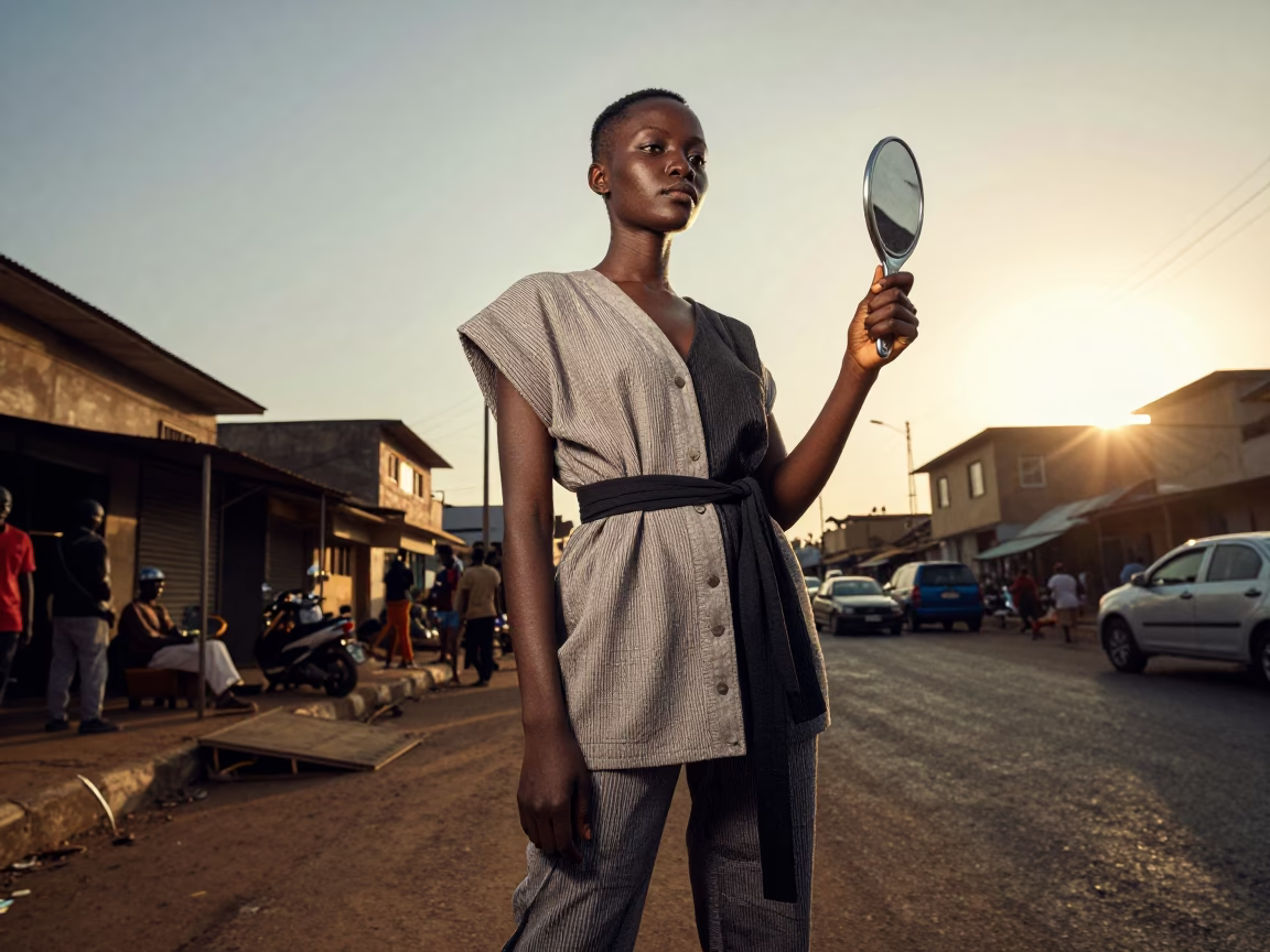 Portrait Light at Golden Hour in Accra in in Accra, Ghana