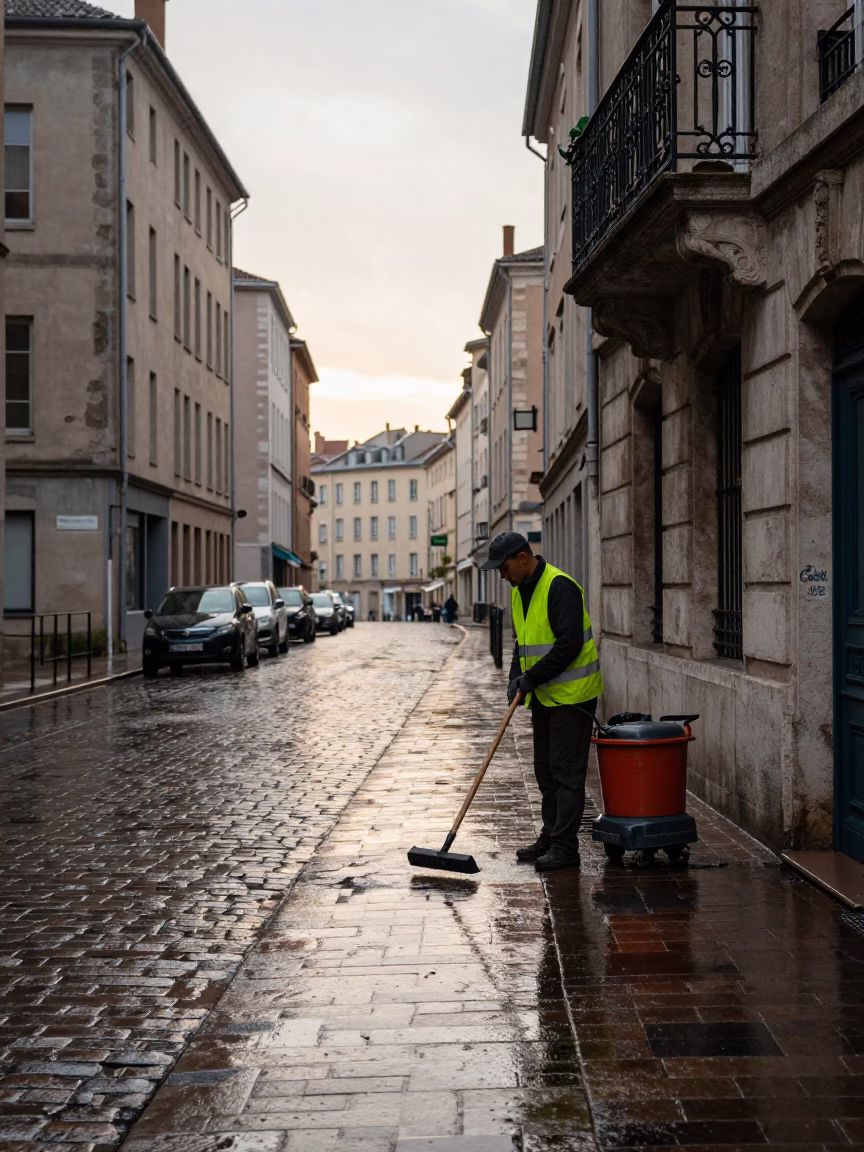Postcards at First Light in Lyon in in Lyon, France