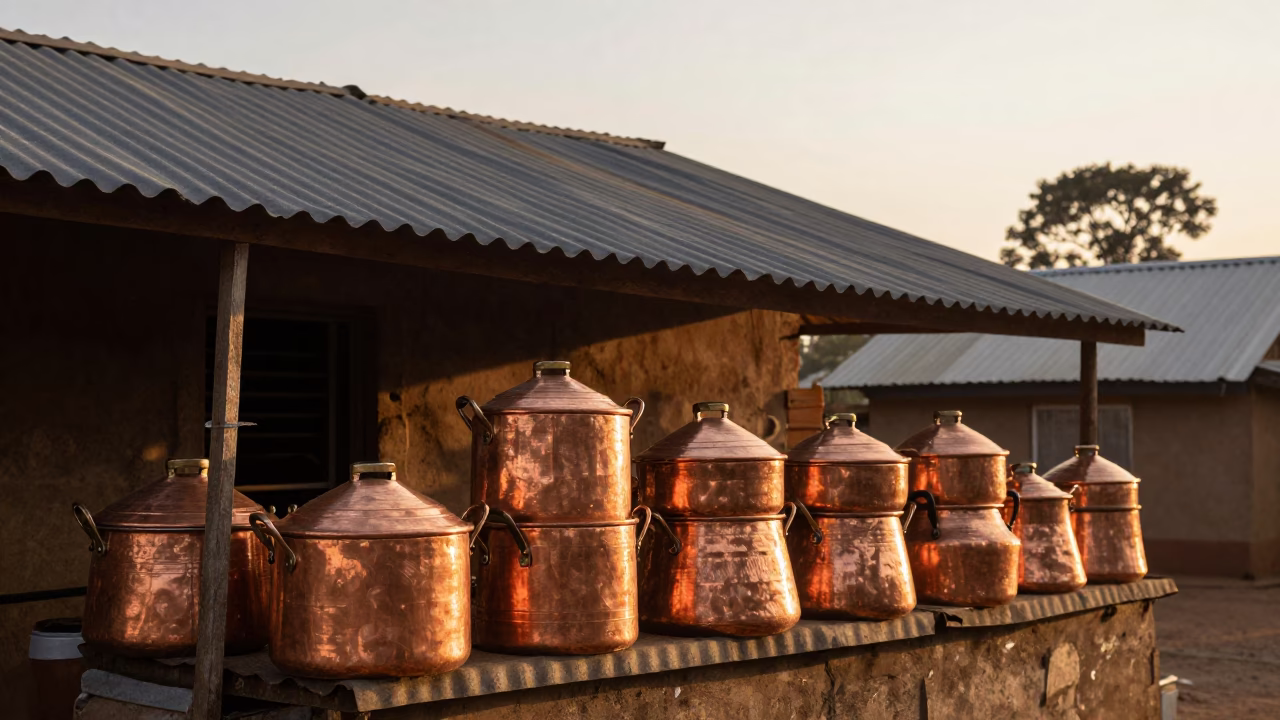 Pots Cooking in Nairobi in in Nairobi, Kenya