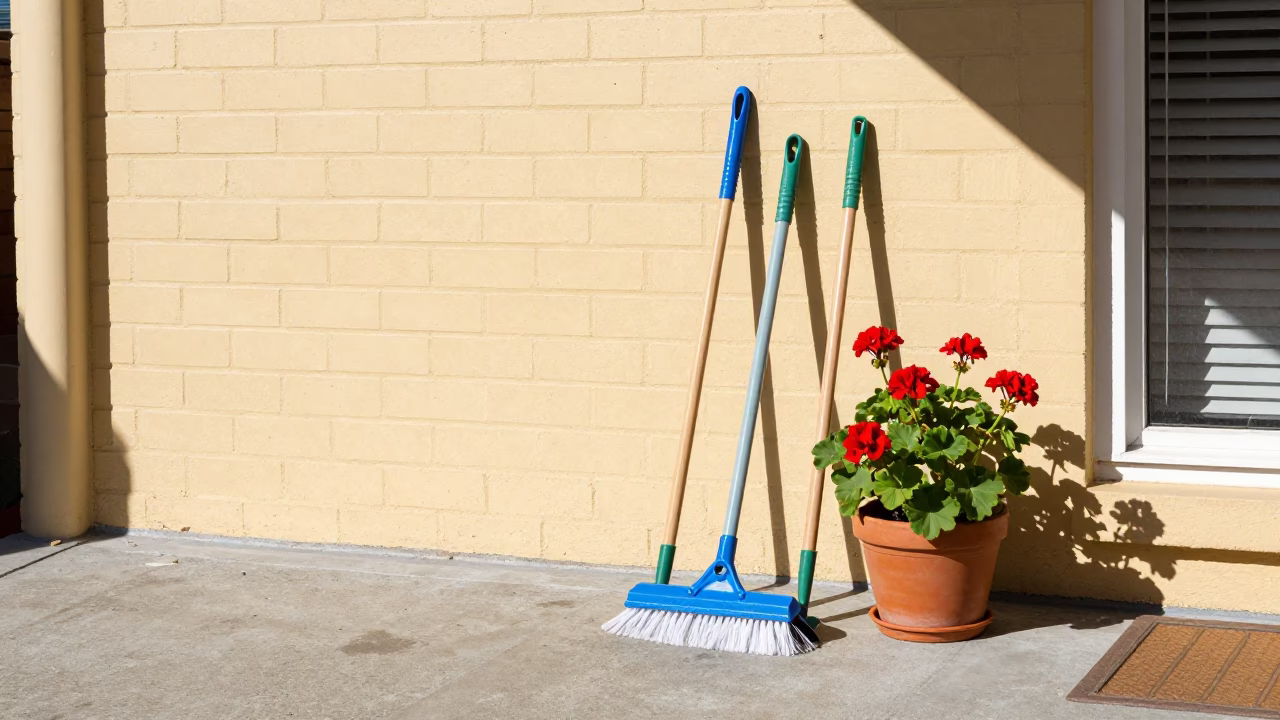 Potted Geranium in Sydney in in Sydney, New South Wales, Australia