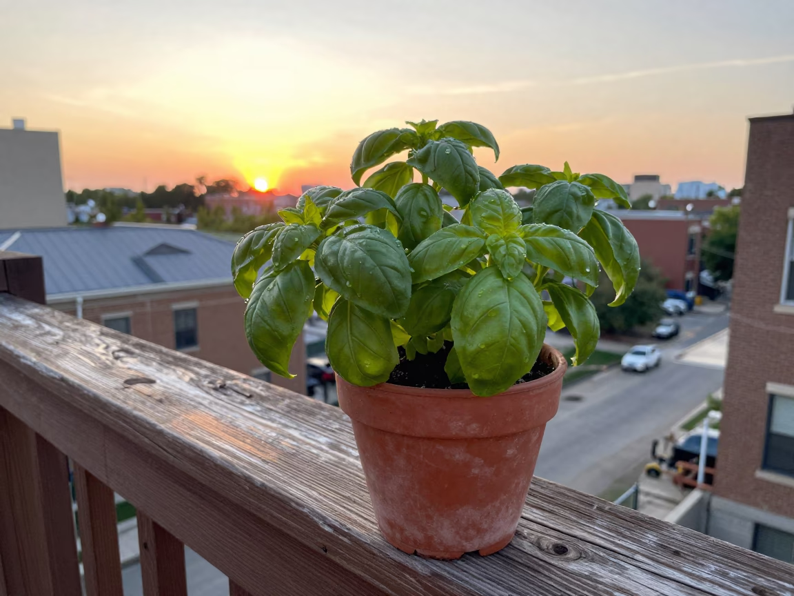 Potted Herb in Chicago in in Chicago, United States