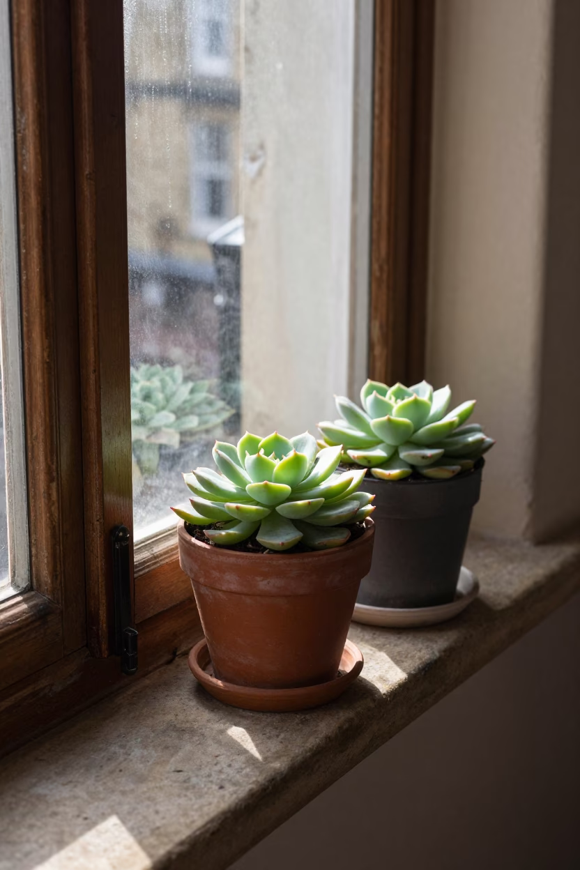 Potted Succulents in Bristol in in Bristol, United Kingdom
