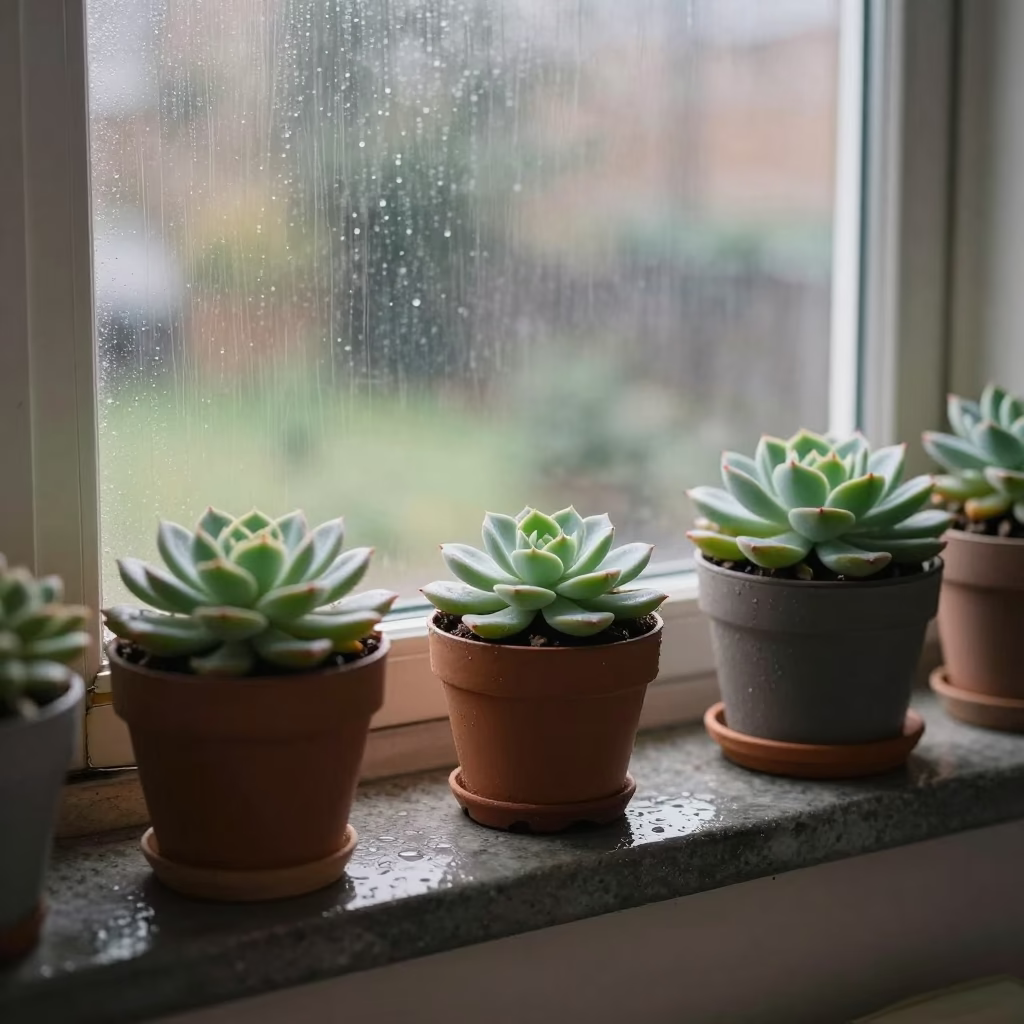 Potted Succulents in Dublin in in Dublin, Ireland