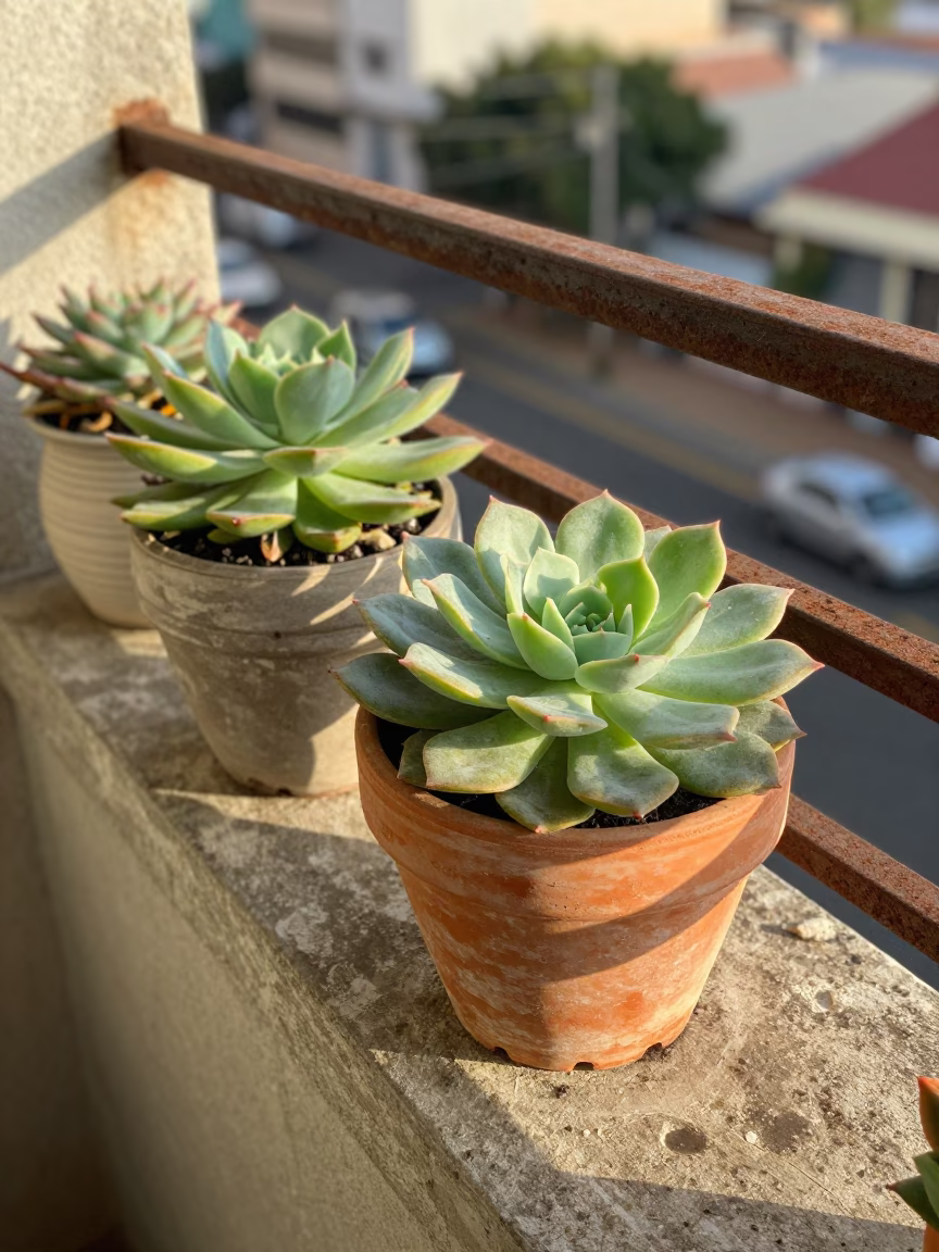 Potted Succulents in Durban in in Durban, South Africa
