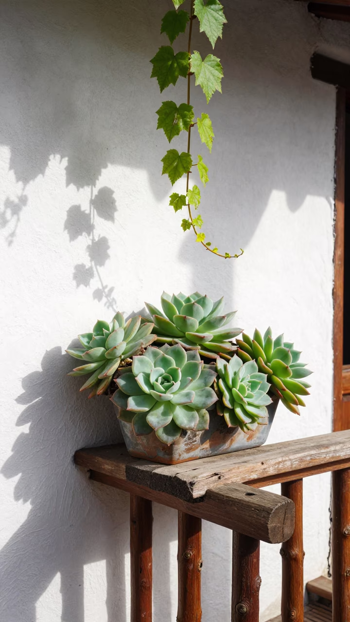 Potted Succulents in Quito in in Quito, Ecuador