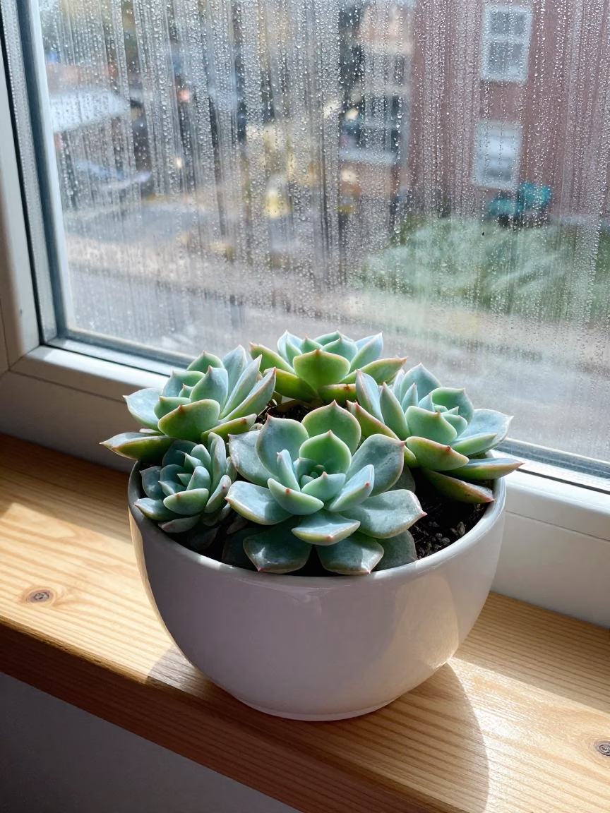 Potted Succulents in Toronto in in Toronto, Canada