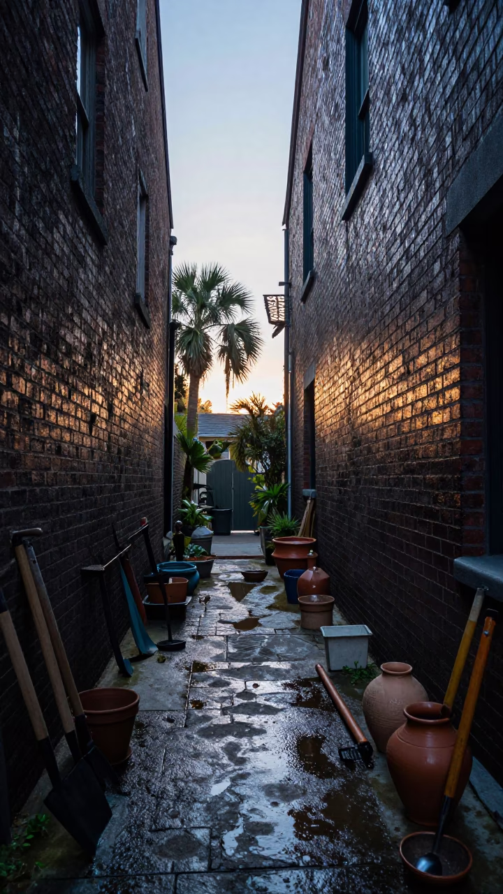 Pottery just after sunrise in Charleston in in Charleston, South Carolina, United States