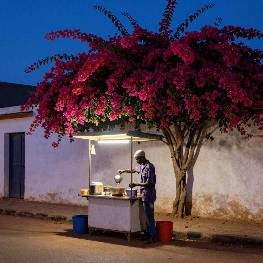 Pouring Tea in Dakar in in Dakar, Senegal
