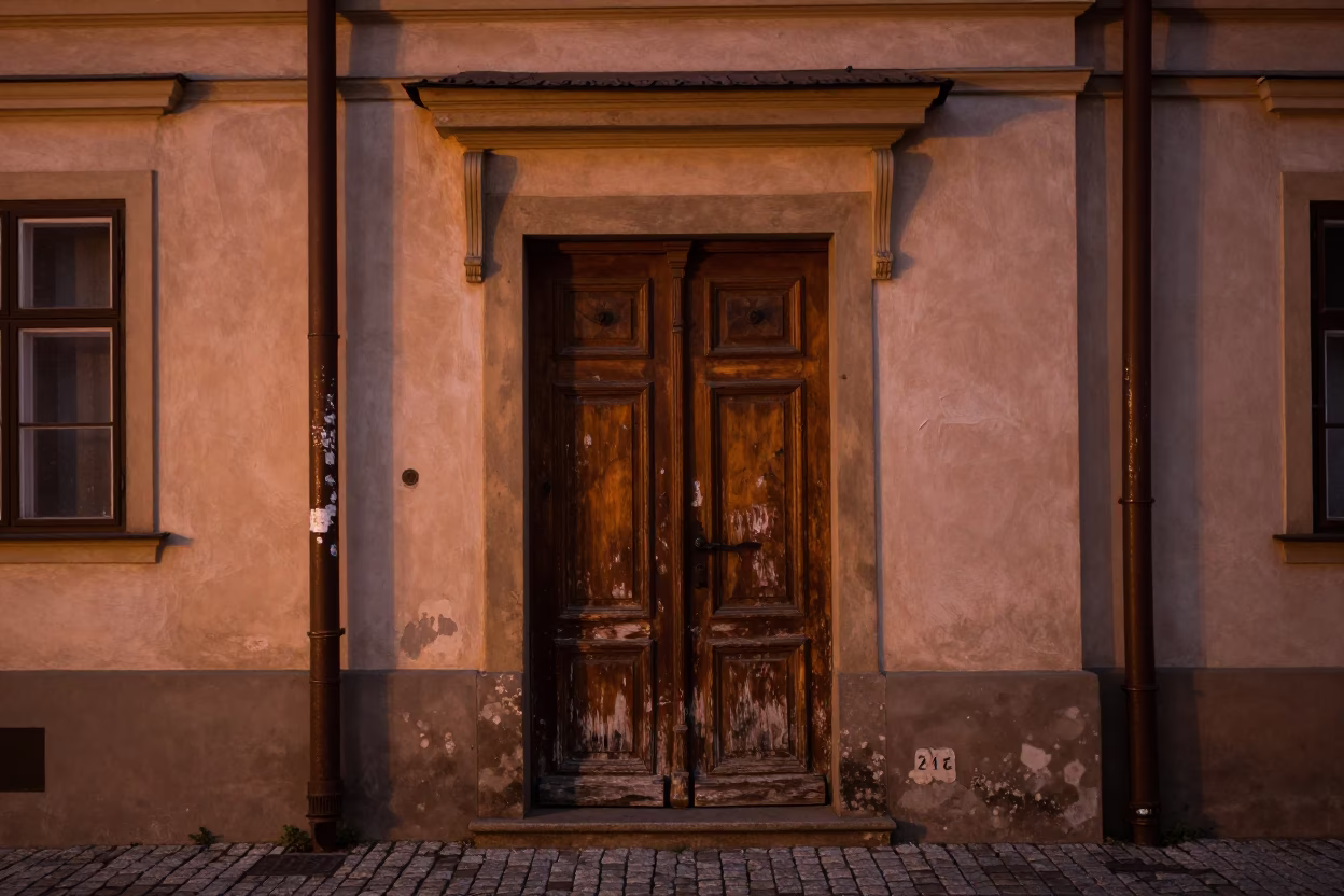 Prague Copper-toned Dusk at Copper-toned Light Before Dusk in in Prague, Czech Republic