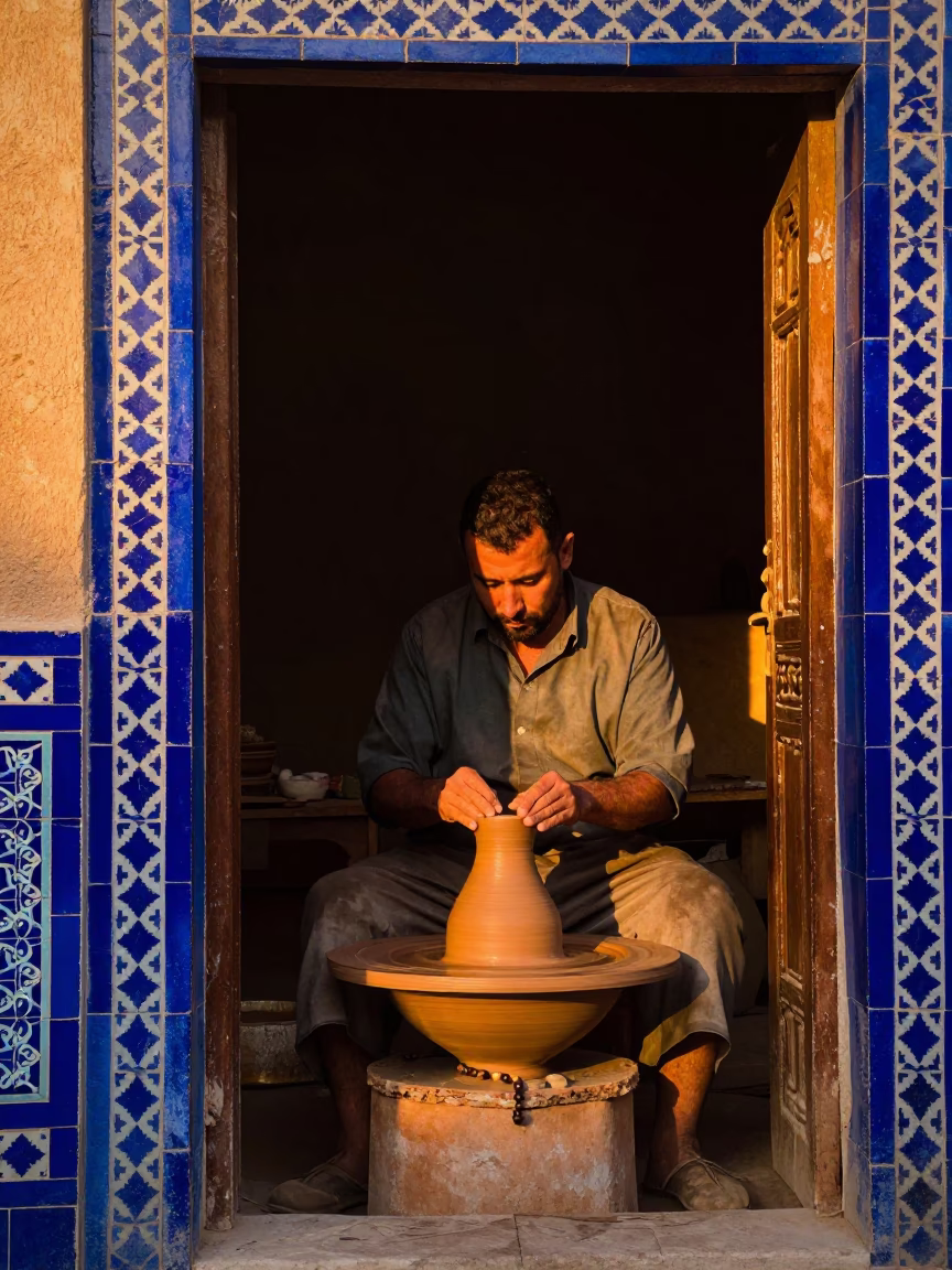 Prayer Beads in Fez in in Fez, Morocco