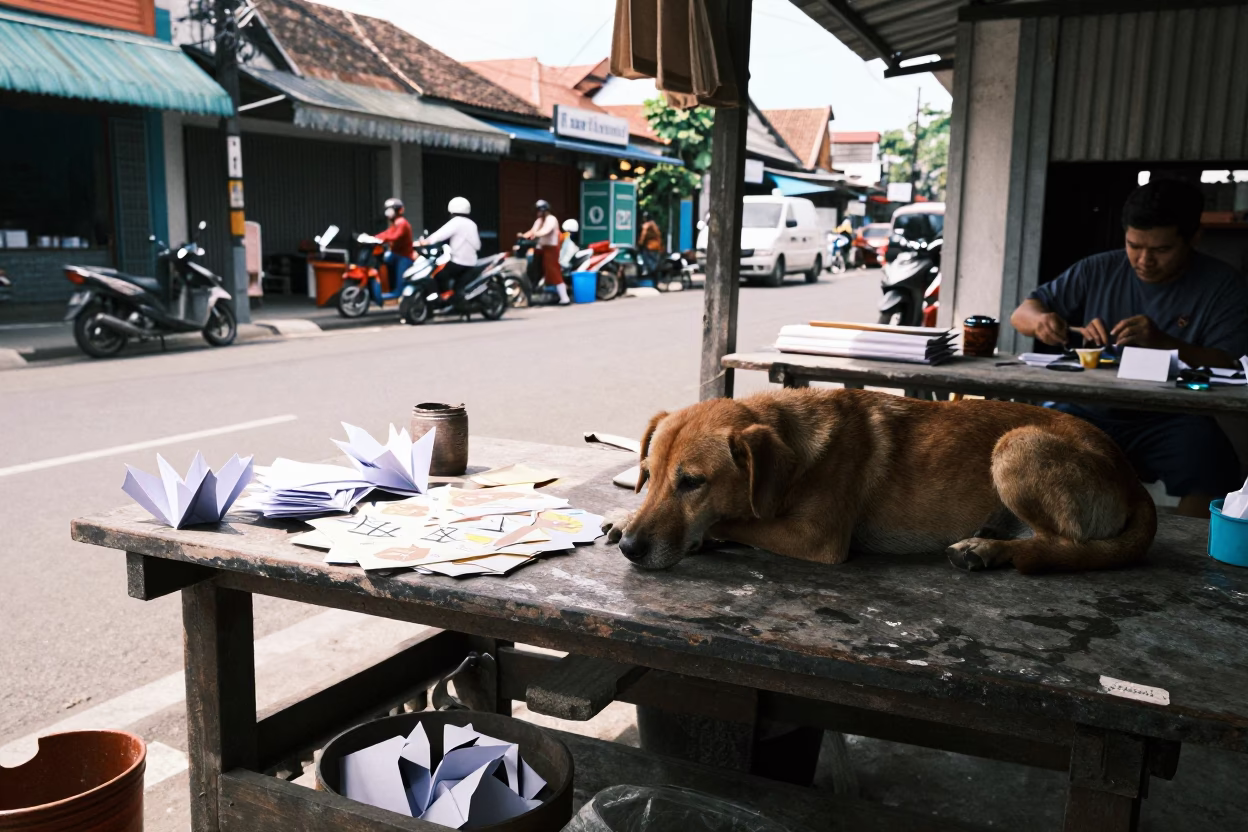 Prayer Papers in Denpasar in in Denpasar, Indonesia