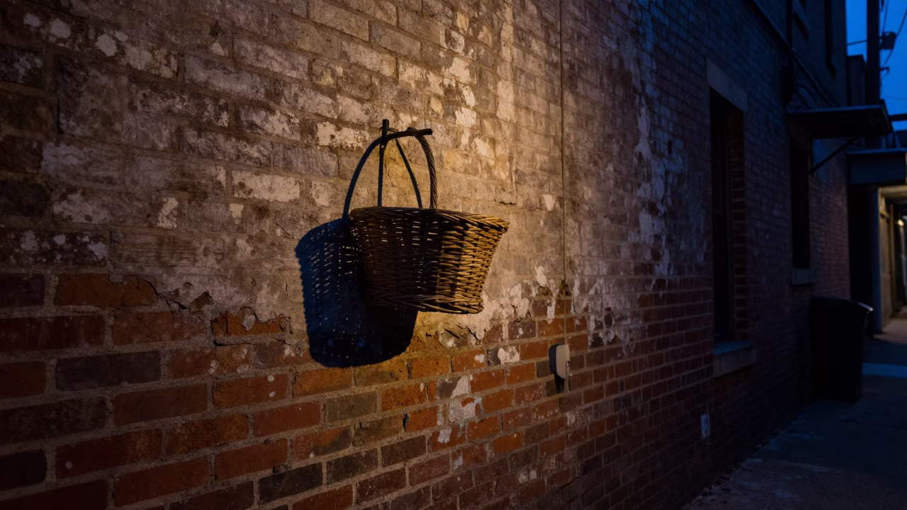 Predawn Alleyway in Philadelphia at The Predawn Darkness Light in in Philadelphia, Pennsylvania, United States