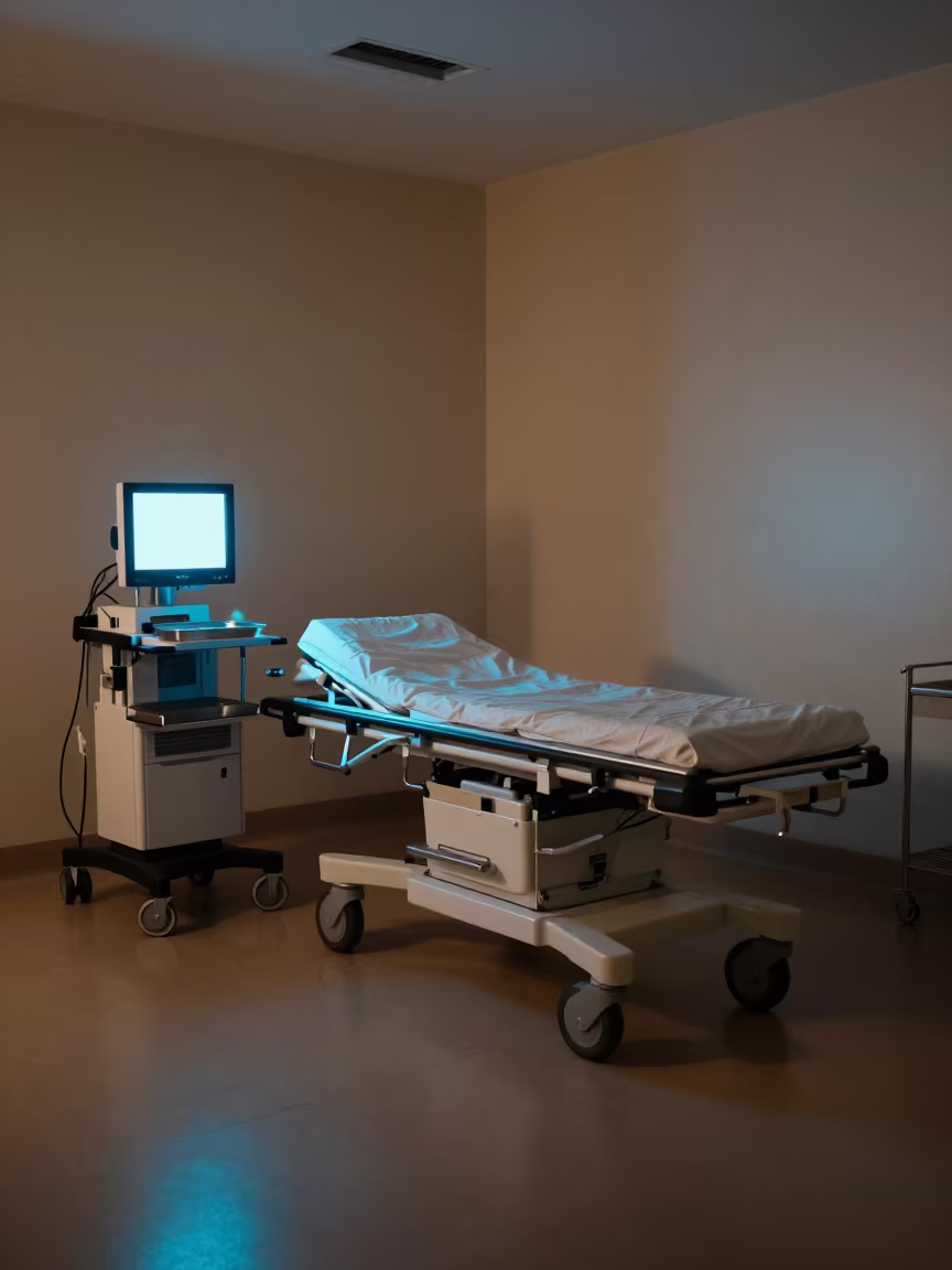 Predawn Crash Cart in Sydney Imaging Suite in inside an imaging suite in Sydney
