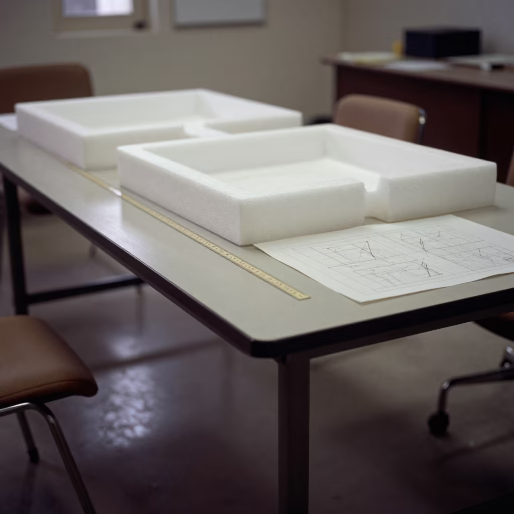 Predawn Design Table Foam Models Boardroom in at a boardroom table before a meeting near Dera Ghazi Khan