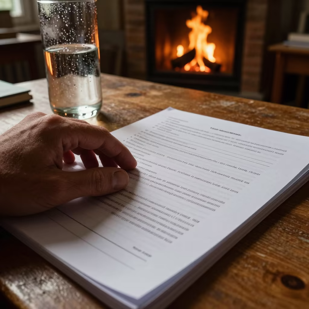 Predawn Exam Hand Art Room Munich in inside an art classroom in Sendling, Munich