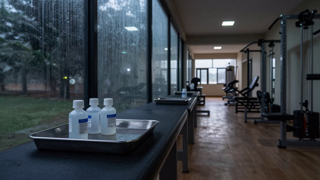 Predawn Fixative Tray in Bauchi Rehab Gym in inside a rehabilitation gym in Bauchi