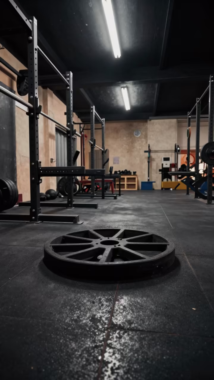 Predawn J-Cup Shim Tray in Djibouti Gym in inside a climbing gym warmup zone in Djibouti