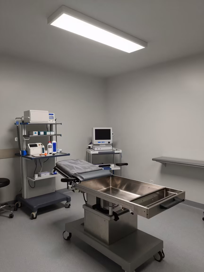 Predawn Medical Ruler Drawer in Turin Clinic in inside a clinic exam room in Turin