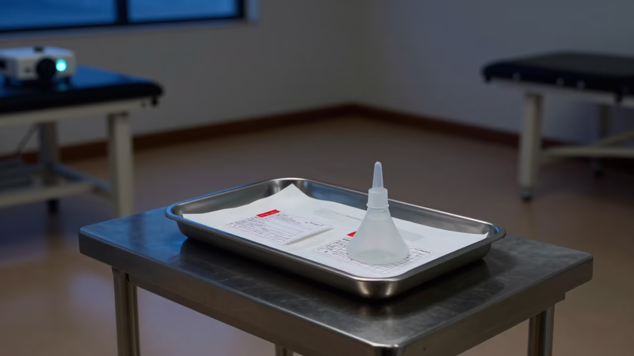 Prenatal Doppler Gel Tray in Ningbo Gym in inside a rehabilitation gym in Ningbo