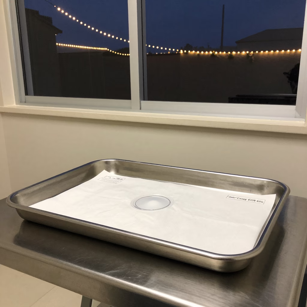 Prenatal Doppler Gel Tray in Pretoria Clinic in inside a clinic exam room in Pretoria