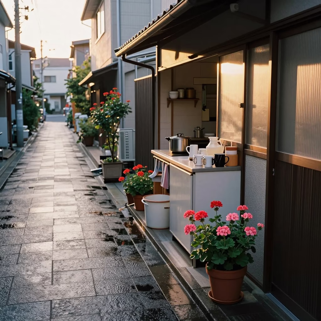 Prep Area in Fukuoka in in Fukuoka, Japan