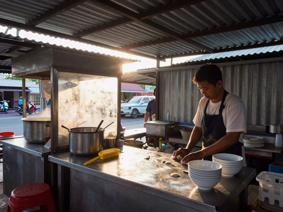 Prep Area in Phuket in in Phuket, Thailand