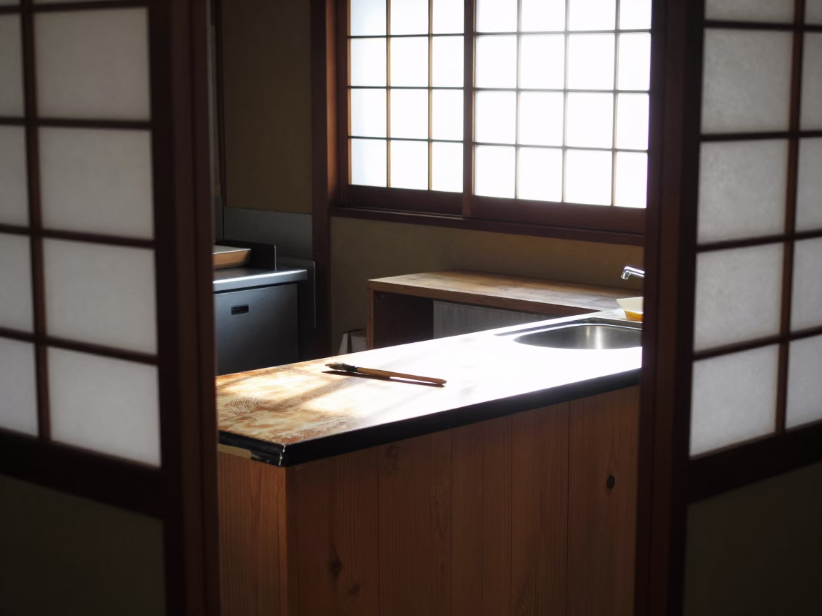 Prep Counter in Kyoto in in Kyoto, Japan