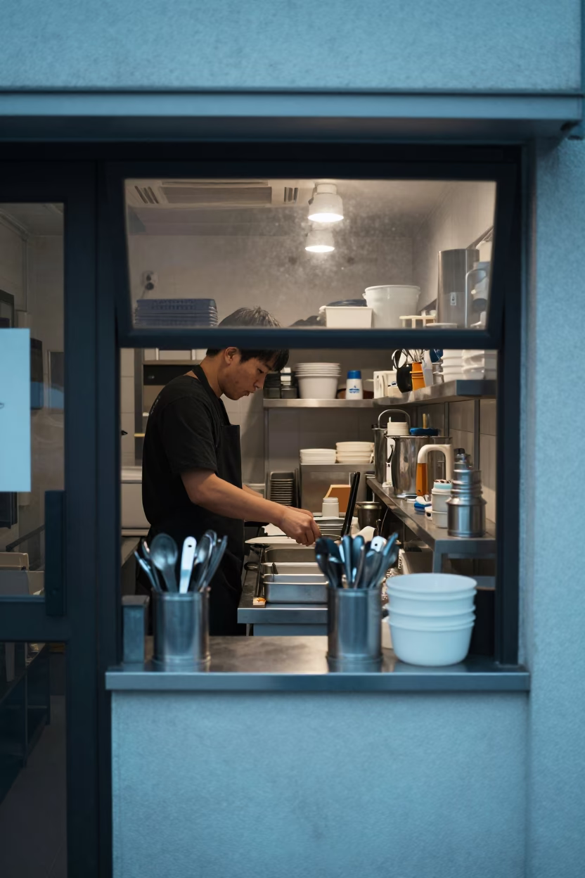 Prep Counter in Seoul in in Seoul, South Korea