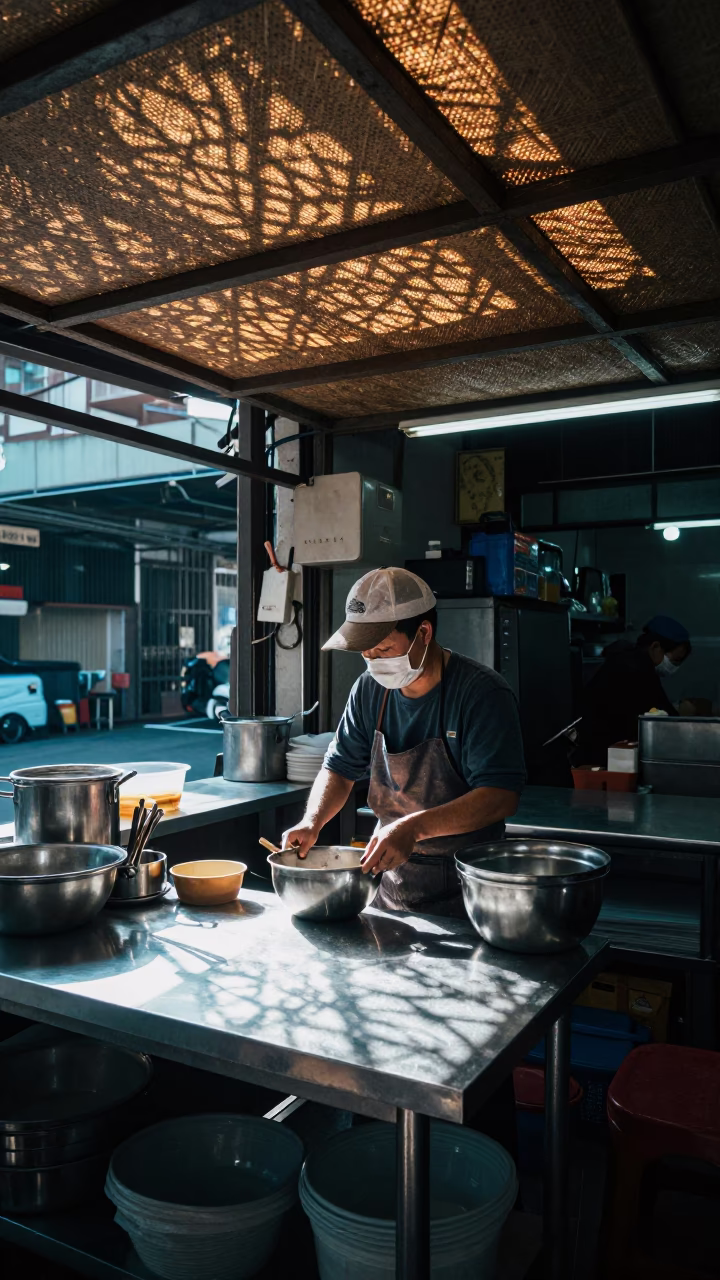 Prep Table in Taipei in in Taipei, Taiwan
