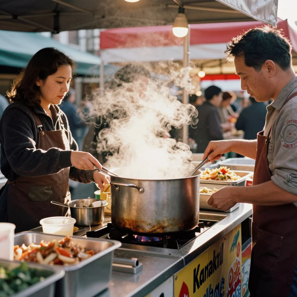 Preparation Counter in Vancouver in in Vancouver, British Columbia, Canada
