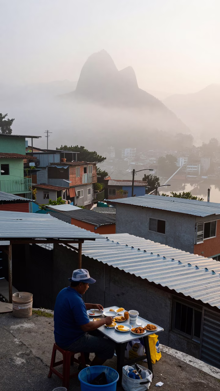 Preparing Breakfast in Rio De Janeiro in in Rio de Janeiro, Brazil