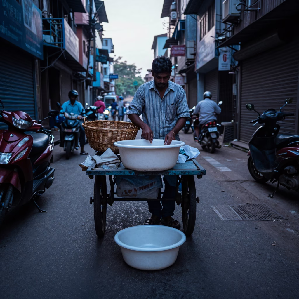 Preparing Cart in Mumbai in in Mumbai, India