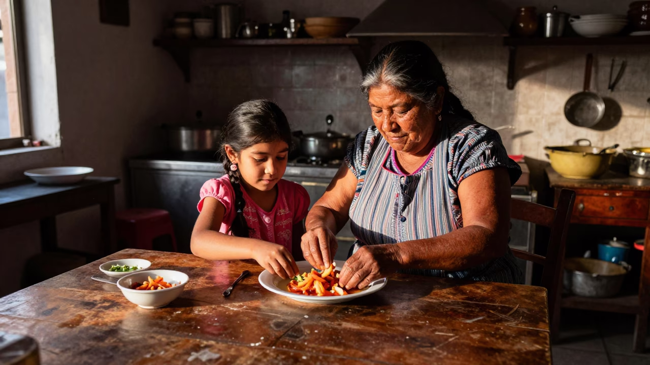 Preparing Causa in Lima in in Lima, Peru