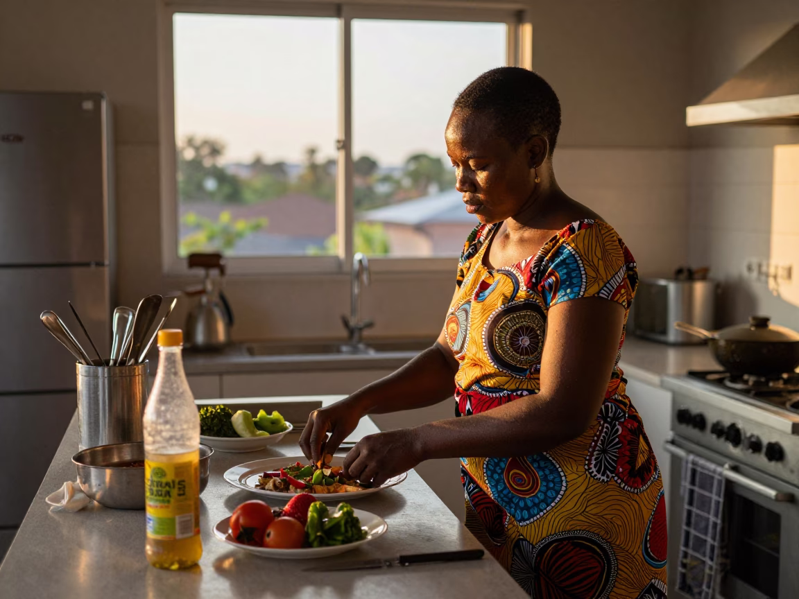 Preparing Dinner in Durban in in Durban, South Africa