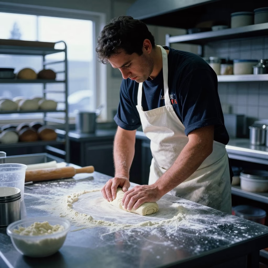 Preparing Dough in Seattle in in Seattle, Washington, United States