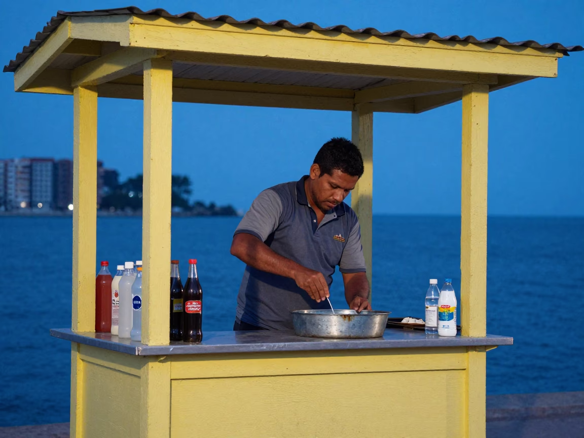 Preparing Drinks in Cartagena in in Cartagena, Colombia