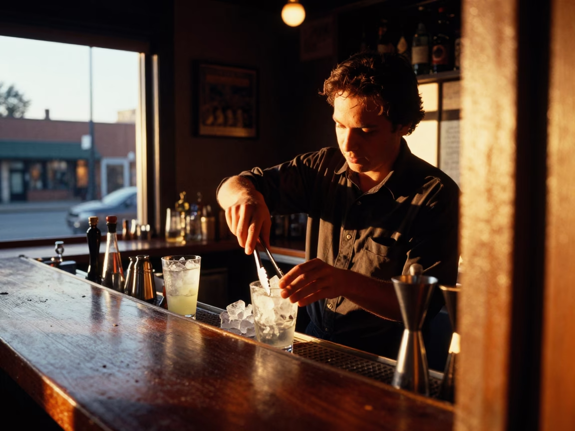 Preparing Drinks in Chicago in in Chicago, Illinois, United States