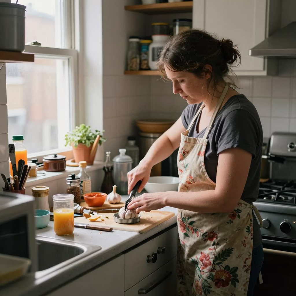 Preparing Food in Dublin in in Dublin, Ireland