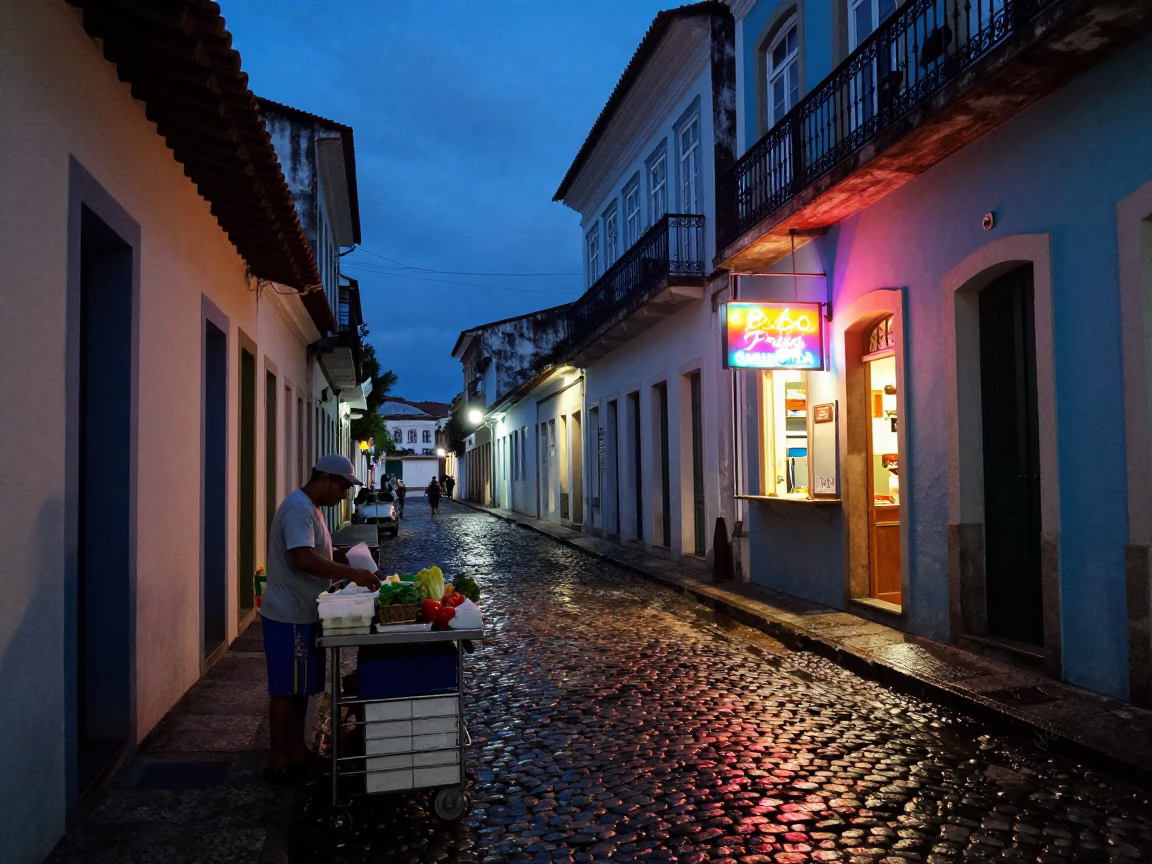 Preparing Ingredients in Salvador in in Salvador, Brazil