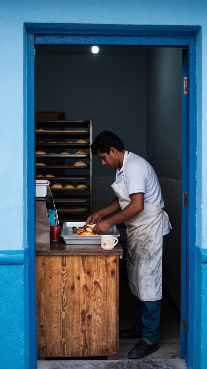 Preparing Pastries in Lima in in Lima, Peru