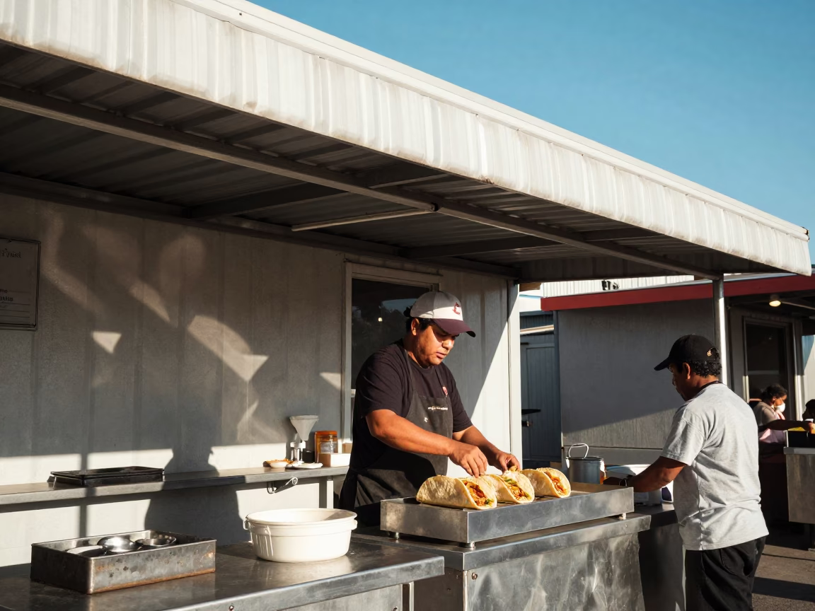 Preparing Tacos in San Diego in in San Diego, California, United States