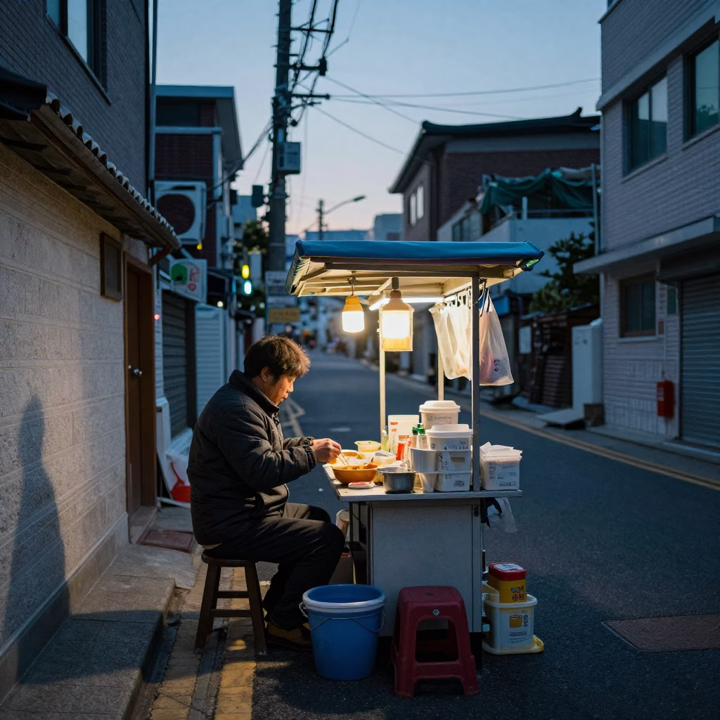 Preparing Tea in Busan in in Busan, South Korea