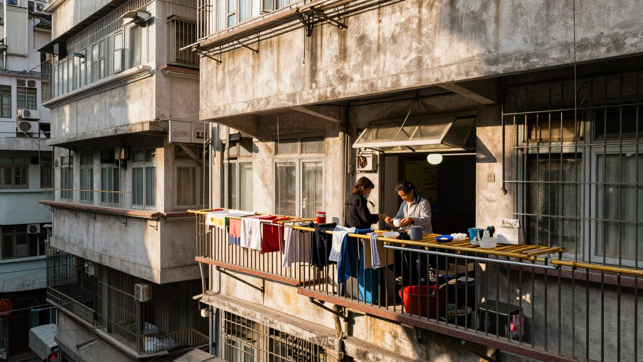 Preparing Tea in Hong Kong in in Hong Kong, Hong Kong