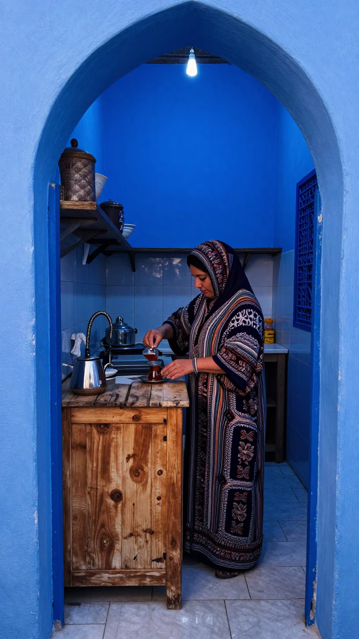 Preparing Tea in Tunis in in Tunis, Tunisia