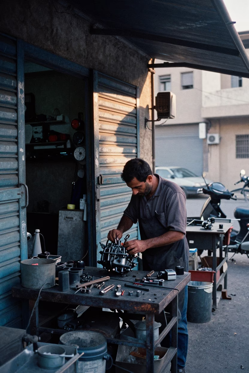 Preparing Tools in Cairo in in Cairo, Egypt
