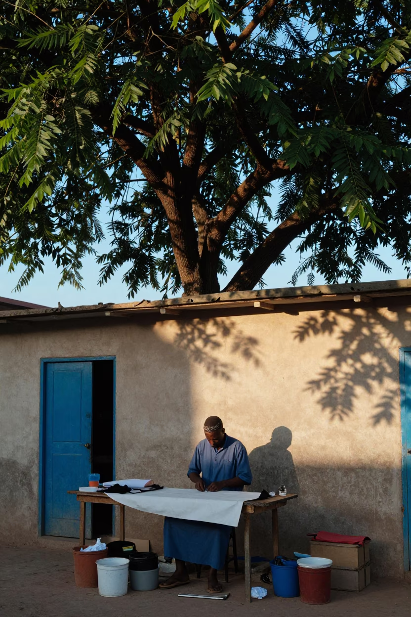 Preparing Workspace in Dakar in in Dakar, Senegal