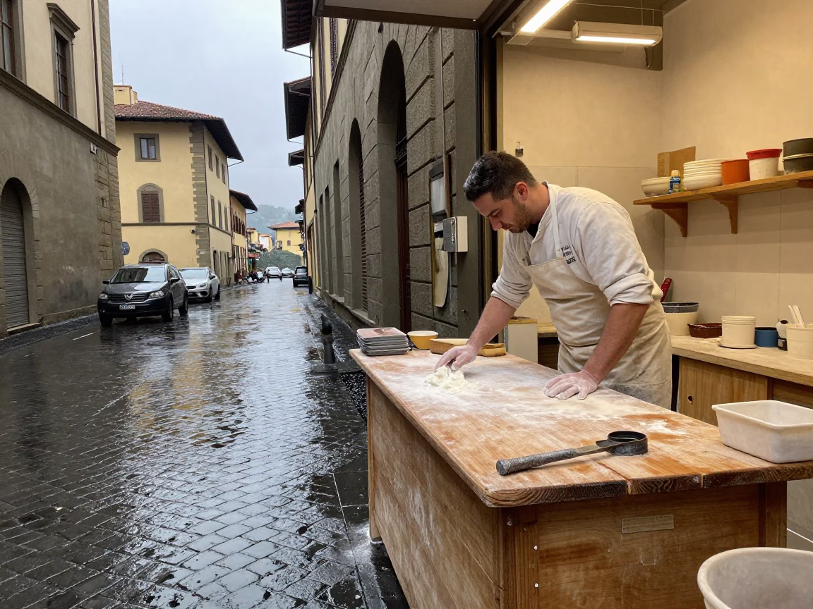 Preparing Workspace in Florence in in Florence, Italy