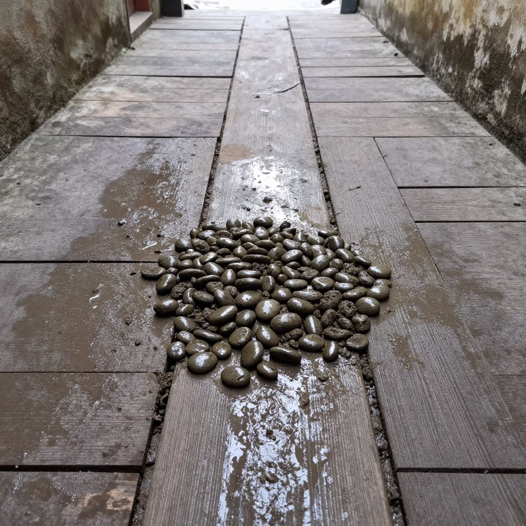 Pressed Into Wet Mud in Ho Chi Minh City in in Ho Chi Minh City, Vietnam