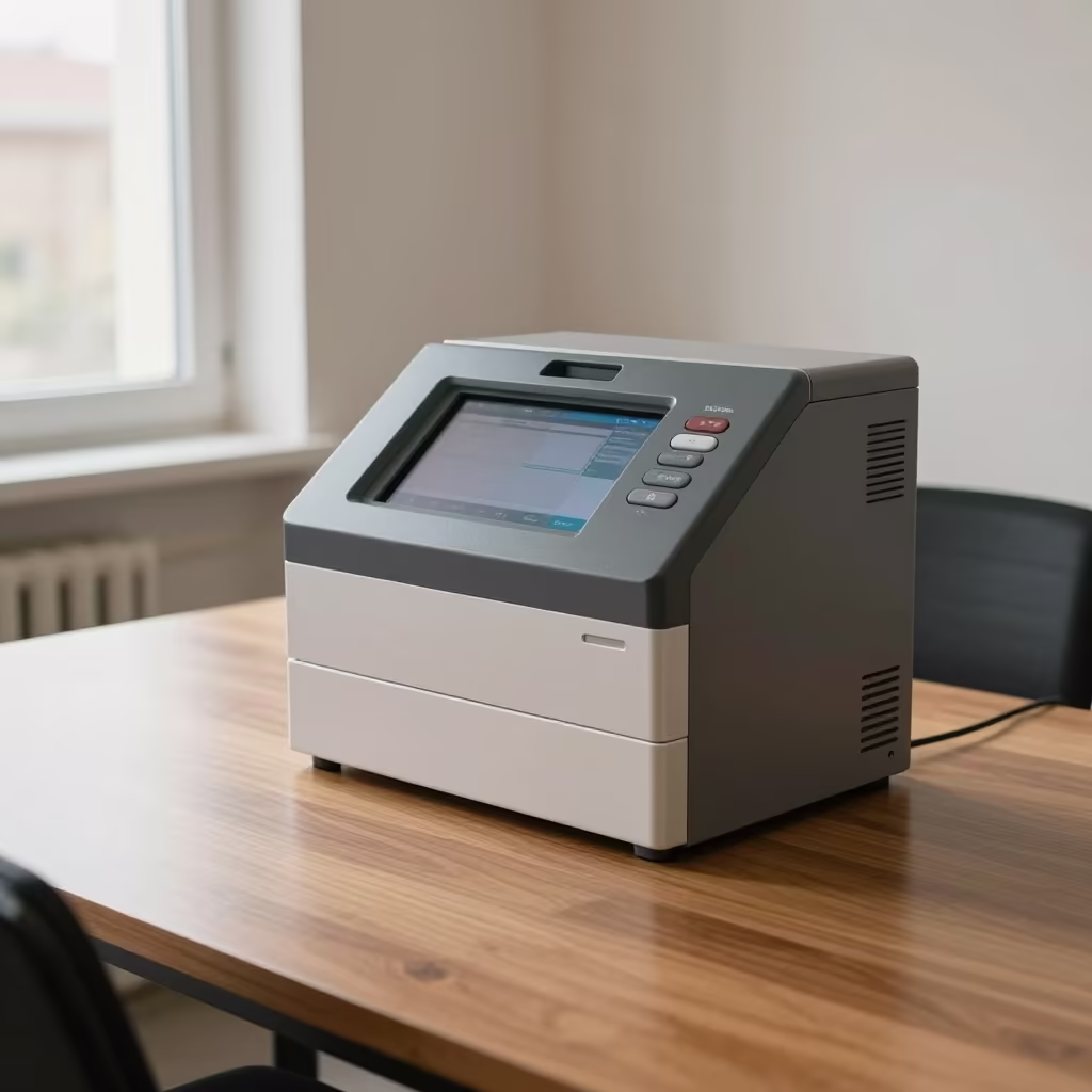 Print Kiosk on Boardroom Table Near Siirt in at a boardroom table before a meeting near Siirt